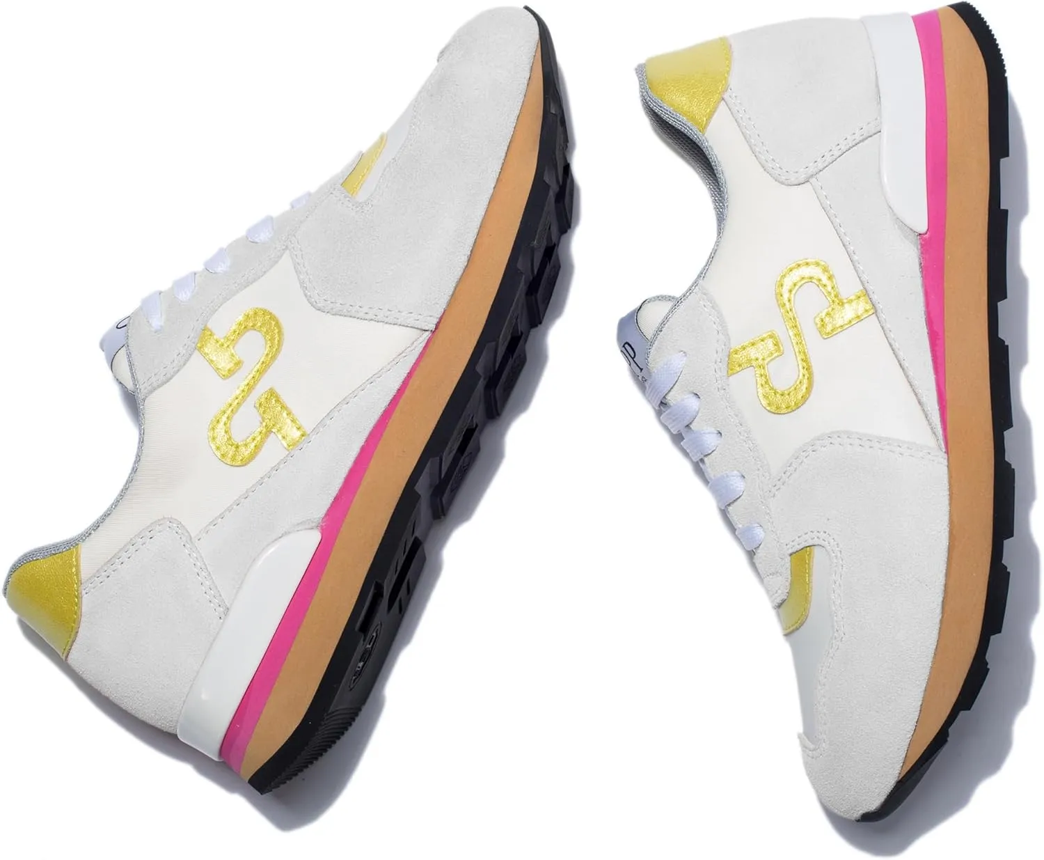 OPP Women Fashion Sneakers Casual Lace-up Suede Leather Athletic Tennis Sports Gym Running Shoes Women