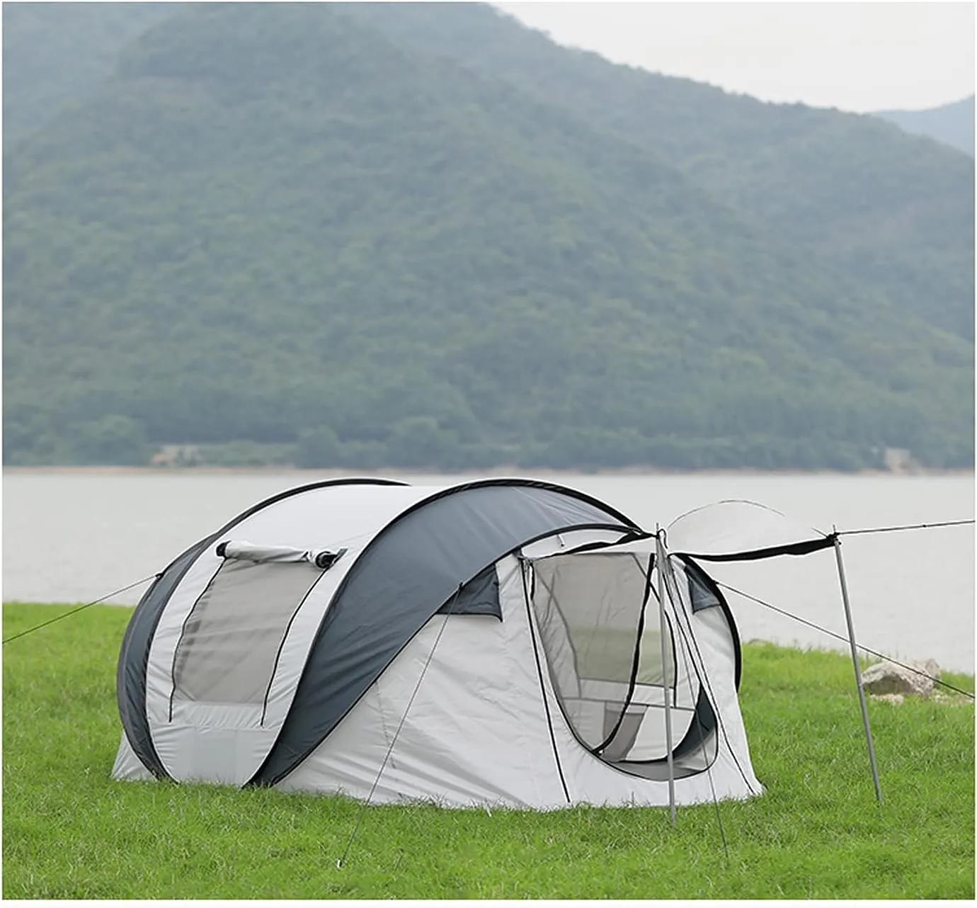 Outdoor Camping Thickened Rain-Proof Automatic Park Beach Picnic Portable Foldable Quick-Open Camping Tent Hopeful