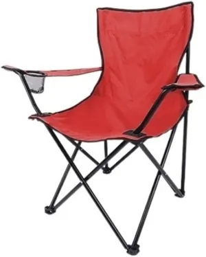 Outdoor Chair Folding Camping Chair Folding Padded Deck Chair Backchair Beach Chair Fishing Chair Portable Lounge Chair Outdoor Armchair With Cup Holder Camping Chair Foldable Chair ( Color : D )