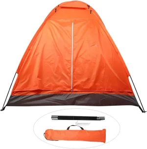 Outdoor Double Person Single Layer Tent Camping Climbing Fishing Beach Large Space Stable Ventilation Performance