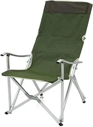 Outdoor Folding Chair Camp Chair Portable Fishing Camping Chairs Garden High Back Recliner for Picnic Beach Hiking BBQ Folding Good