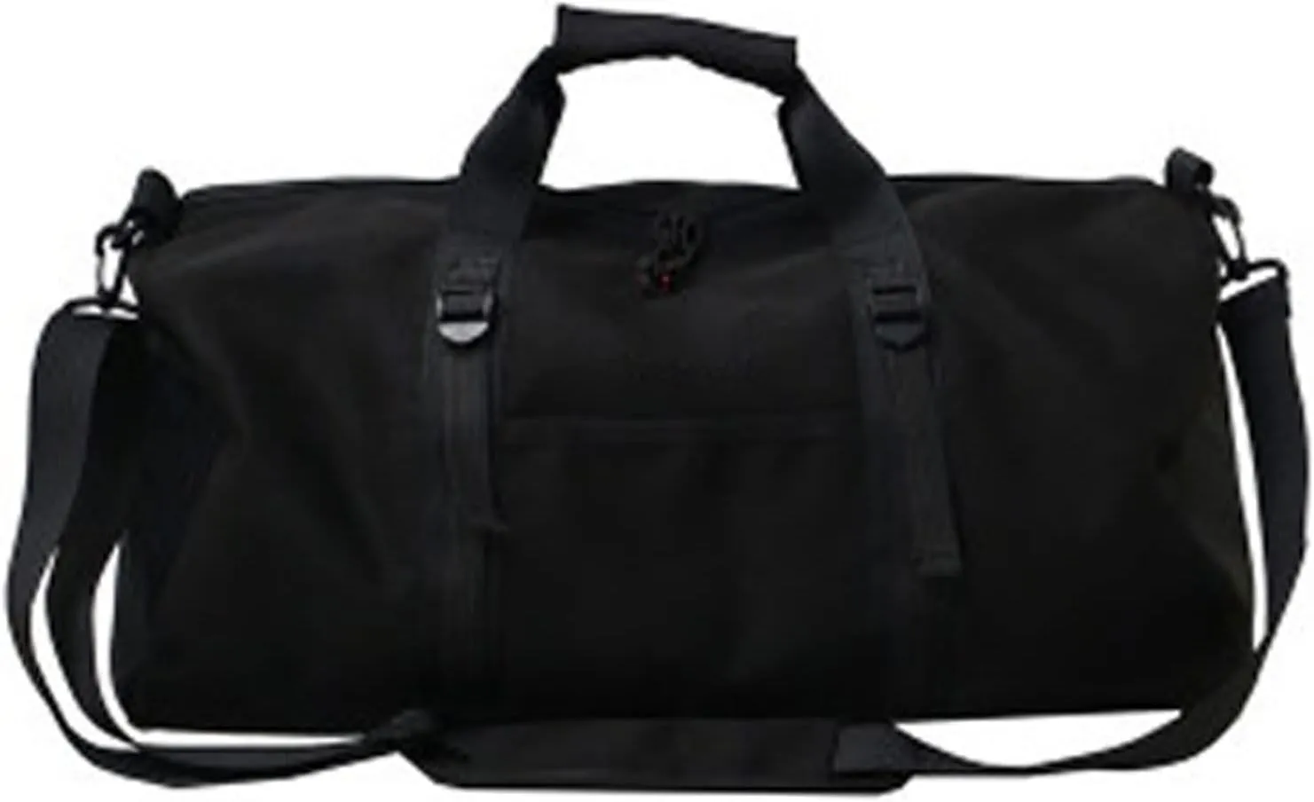 Outdoor waterproof oxford sports bag men's women's training fitness travel handbag yoga mat bag (Black)