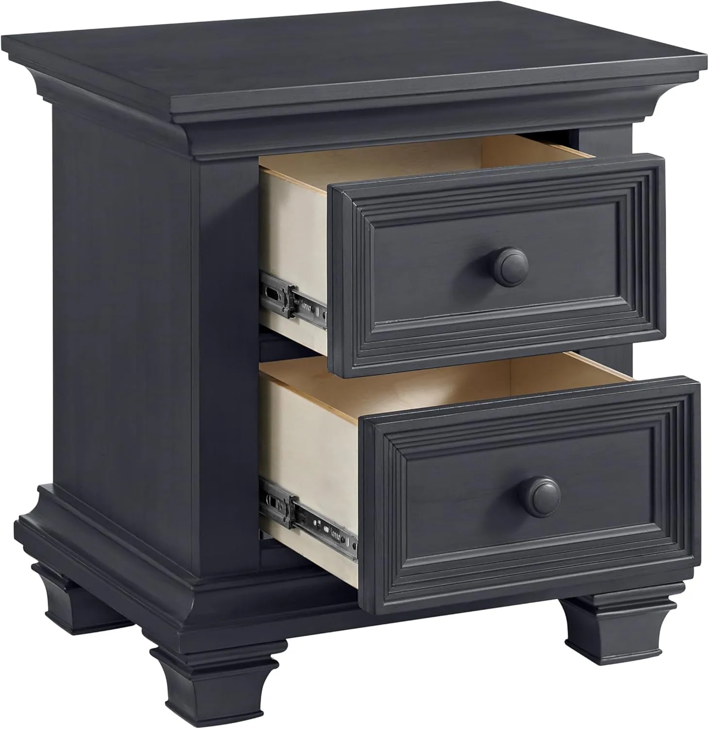 Oxford Baby Weston 2-Drawer Nightstand, Midnight Slate
