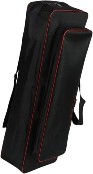 Oxford Cloth Fishing Bag Rod Carrier Scratch Resistant Portable Water Resistant Storage Carry Case Shoulders Bag for Outdoor, Black, 65cm