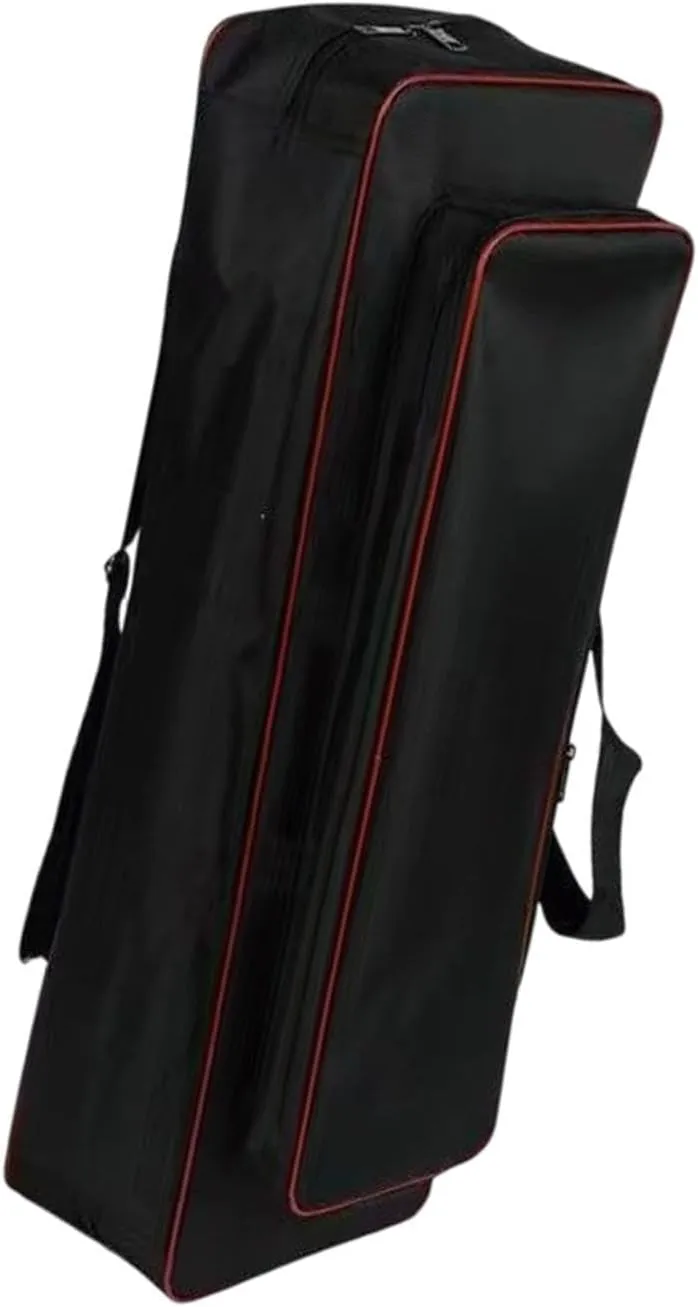 Oxford Cloth Fishing Bag Rod Carrier Scratch Resistant Portable Water Resistant Storage Carry Case Shoulders Bag for Outdoor, Black, 65cm