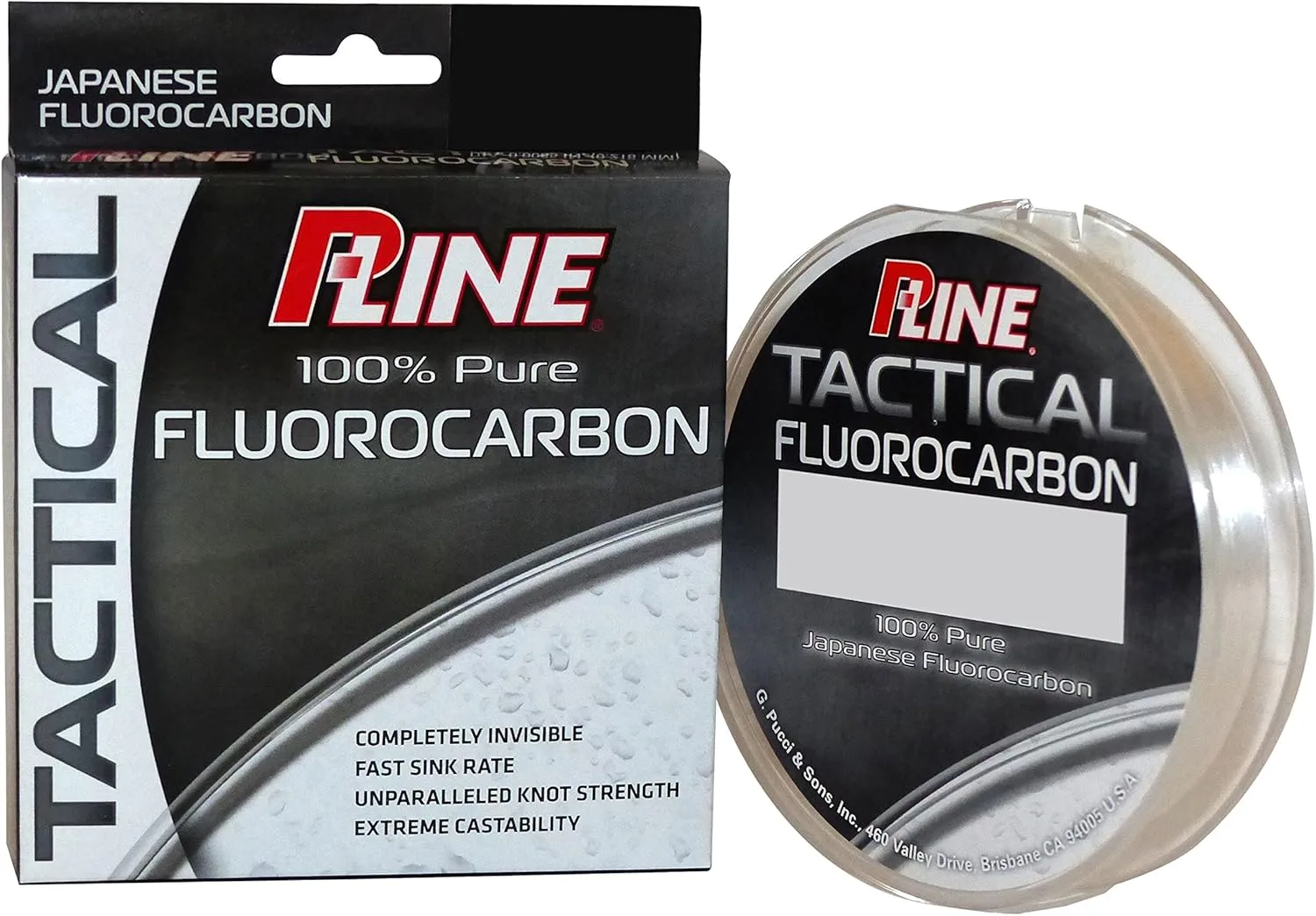 P-Line Tactical Premium Flurorcarbon 200 Yard, Filler Spool