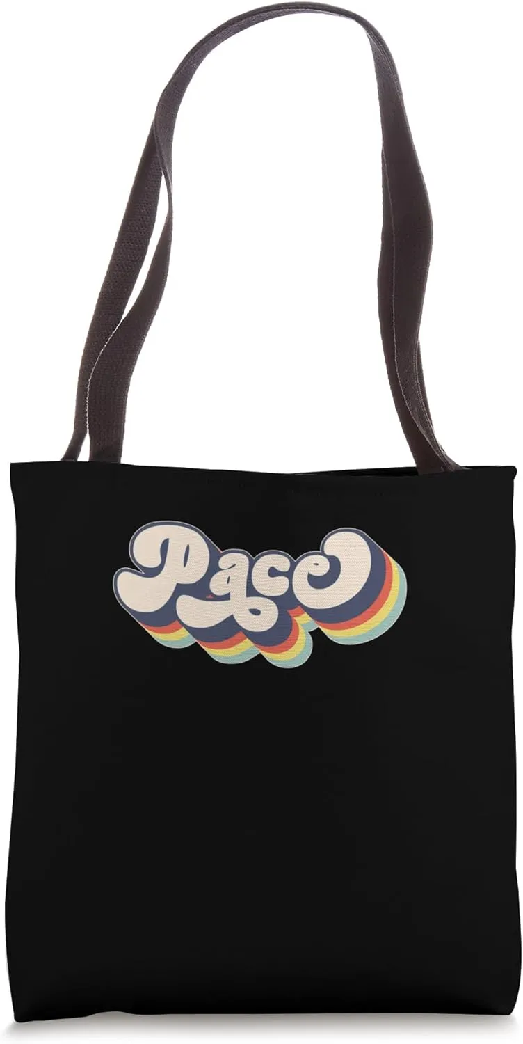 PACE Family Name Personalized Surname PACE Tote Bag