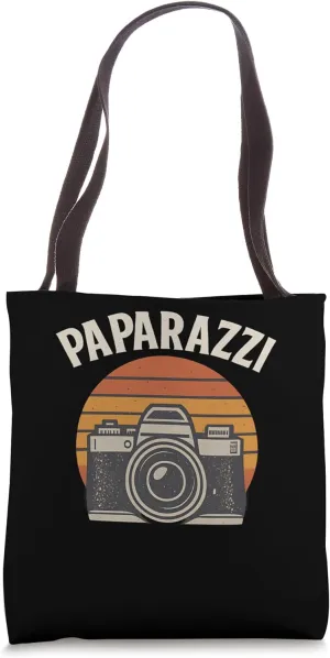 Paparazzi Vibes Vintage Style Graphic design for Trendsetter Tote Bag