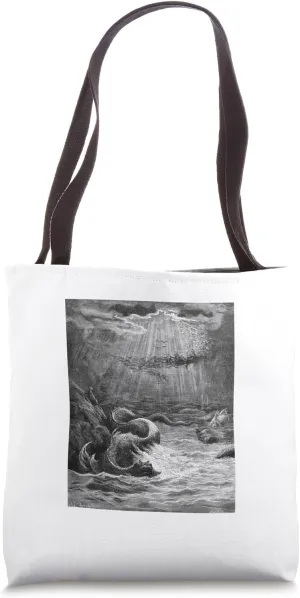 Paradise Lost "Let the Waters Generate" Gustave Doré Tote Bag