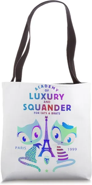 Parisian cat life Tote Bag