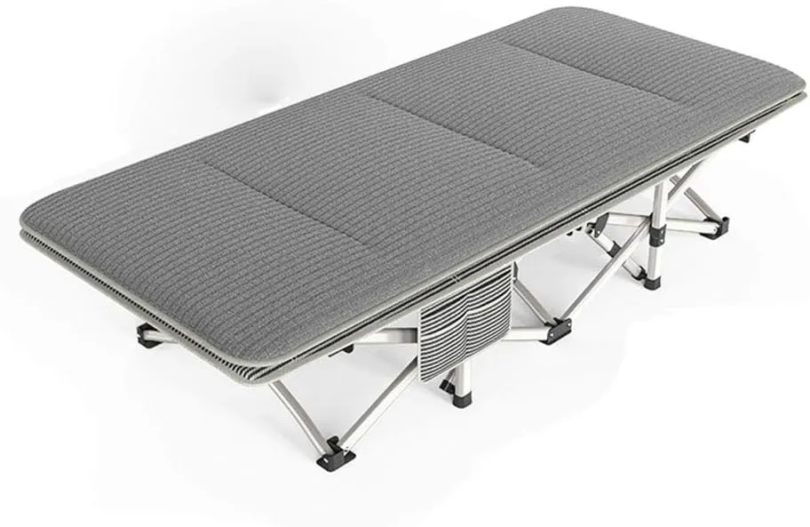 Patio Lounge Chairs Folding Camping Cot with 14 Stainless Steel foot, Camping Cot for Adults, Outdoor and Indoor with Carry Bag Ultra Lightweight, Comfortable, Up to 550 Lbs Reclining Patio Chair