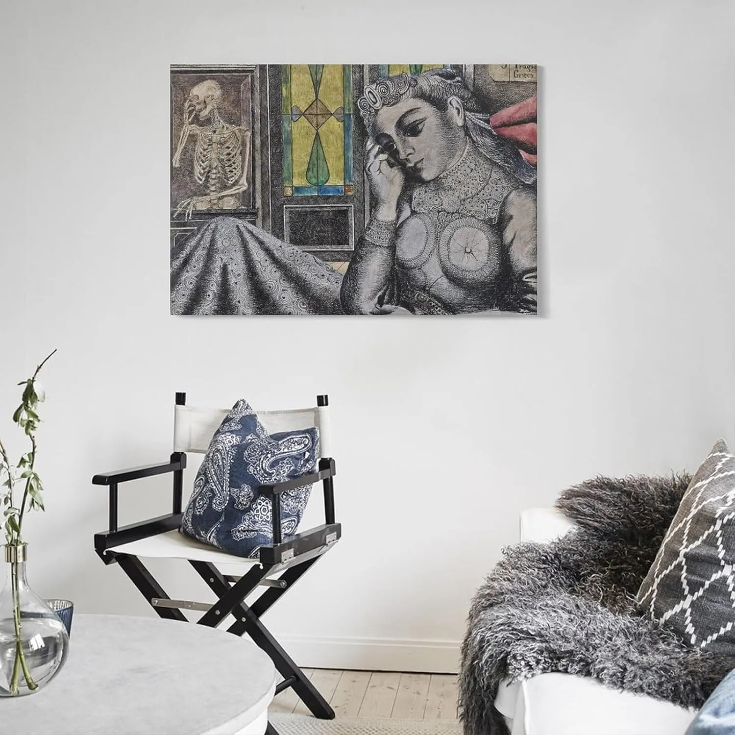 Paul Delvaux Posters Print (3) Print Photo Art Painting Canvas Poster Home Decorative Bedroom Modern Decor Posters Gifts 08x12inch(20x30cm)