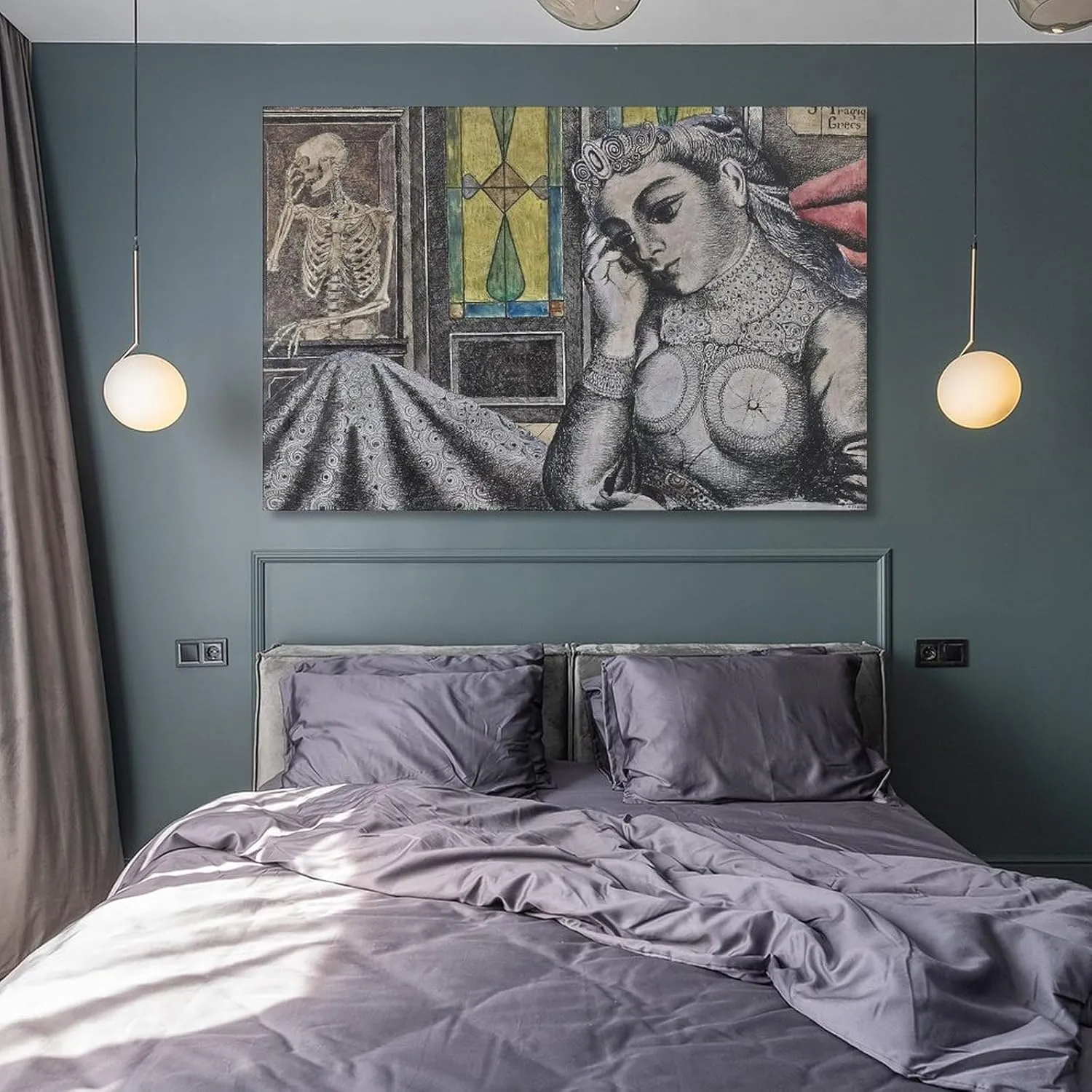 Paul Delvaux Posters Print (3) Print Photo Art Painting Canvas Poster Home Decorative Bedroom Modern Decor Posters Gifts 08x12inch(20x30cm)