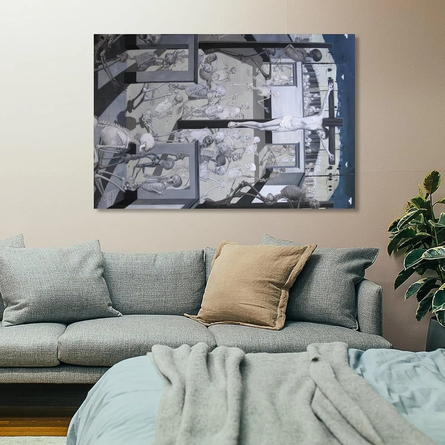 Paul Delvaux Posters Print Paul Delvaux Painting On Canvas Wall Art Poster Scroll Picture Print Living Room Walls Decor Home Posters 12x18inch(30x45cm)