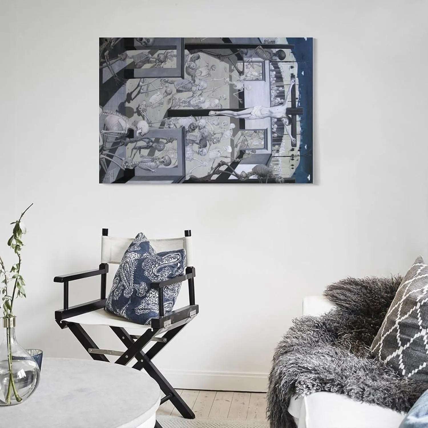 Paul Delvaux Posters Print Paul Delvaux Painting On Canvas Wall Art Poster Scroll Picture Print Living Room Walls Decor Home Posters 12x18inch(30x45cm)
