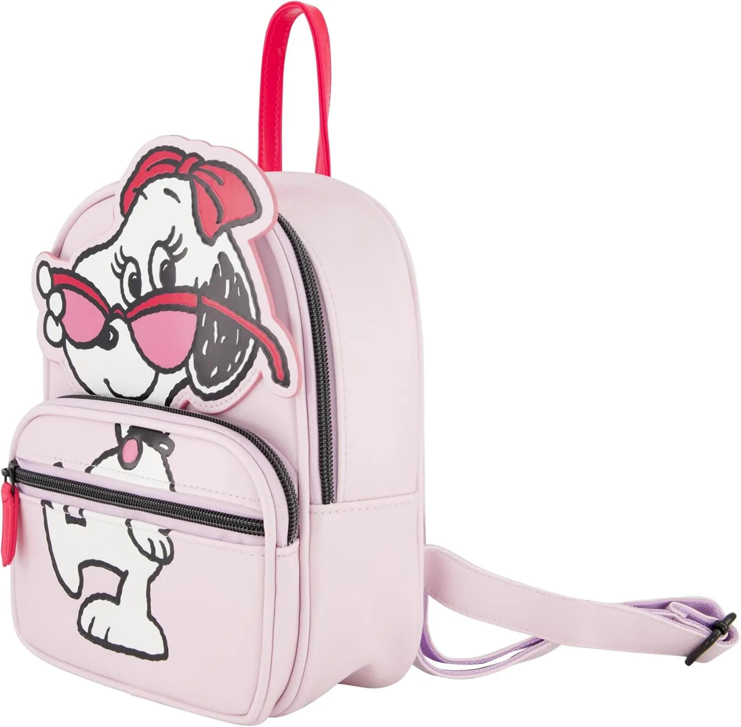 Peanuts Backpack, Mini Travel Bag, Belle with Sunglasses, Lilac, One Size