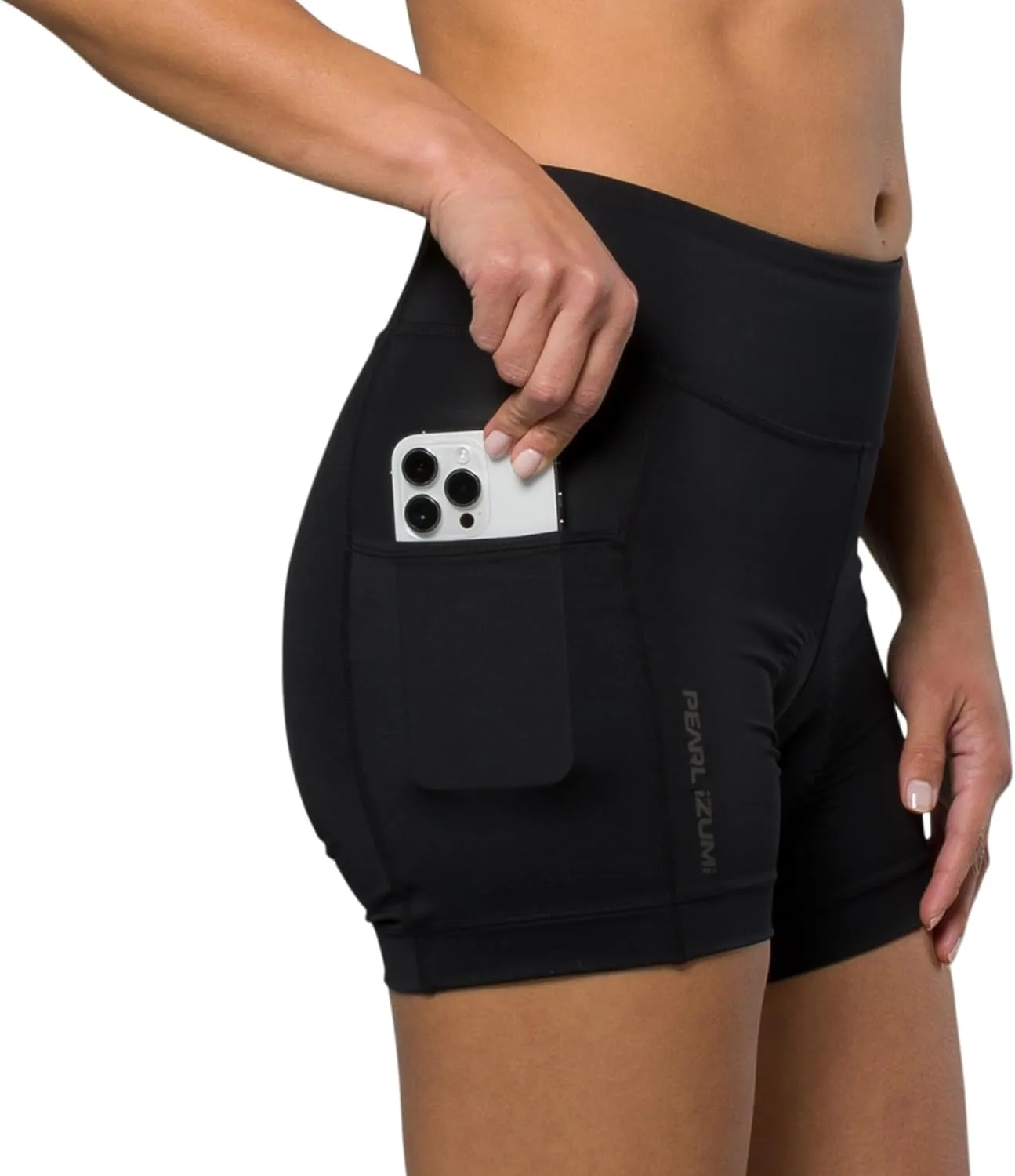 PEARL IZUMI Women's 5" Sugar Cycling Shorts with Mesh Pockets, Padded & Breathable with Reflective Fabric
