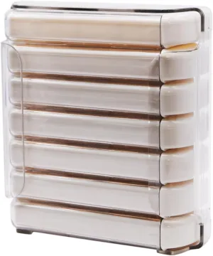PENCK Pill Organizer 4 Times a Day, Weekly Pill Organizer, 7 Day Travel Daily Pill Box, Pill Container Holder for Holing Vitamins/Fish Oils