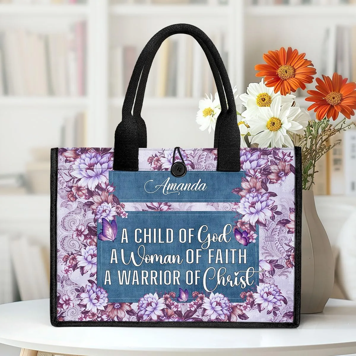Personalized Canvas Totebag - Premium Canvas Totebag For Women - Christian Gifts For Women - Gifts For Mother