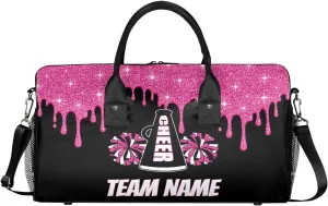 Personalized Cheer Bag for Cheerleaders, Sport Duffel Bag for Women, Cheerleading Gifts for Teams Pink