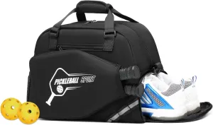 Pickleball Bag for Women and Men，Pickleball Backpack with various Zipper Pockets for Balls, Paddles, Shoes, Movil phone and Power Bank, with a Fence Hook