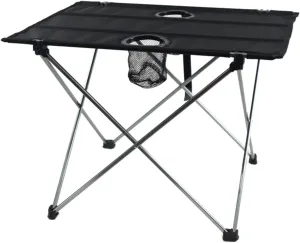 Picnic Tables, Camping Table, Foldable, Portable, Rolling, Fishing Table, Ultralight Folding Picnic Table Oxford Fabric (Black)
