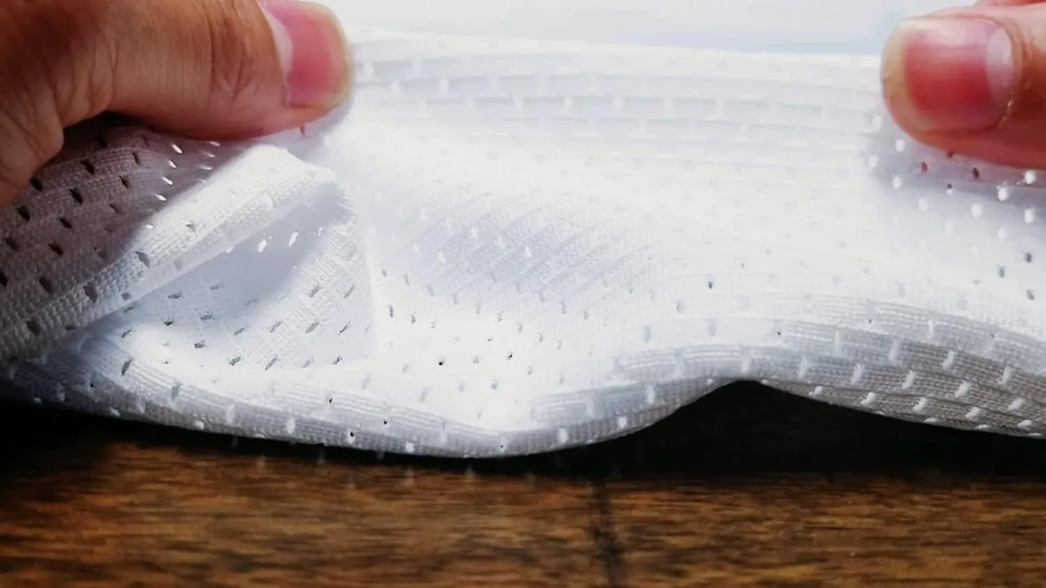 Pico Textiles 1 Yard – White Polyester Pro Mesh Heavy Jersey Fabric - Sold by The Yard - Variety of Colors - Durable Athletic Mesh Fabric, Ideal for Sewing Soccer and Basketball Jerseys Uniforms