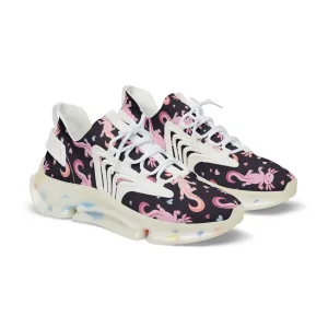 Pink Axoltl Men's Mesh Sneakers