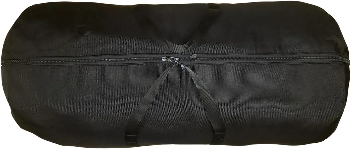Plowser Storage Bag - 250L/65 Gal (41x21) Thick, Super-Strong, Ballistic Nylon, Heavy-Duty Duffel. Designed for Plowser and its metal edges. Has drainage holes (plugs incl). Great for camp etc.