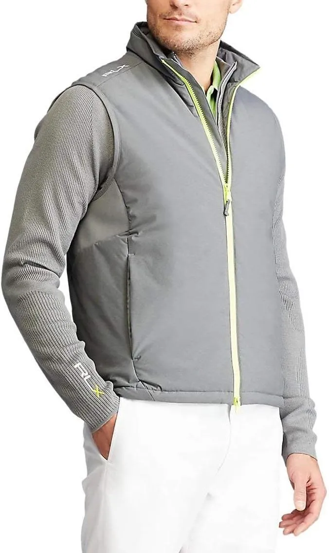 Polo Ralph Lauren RLX Men's Water-Repellent Stretch Vest, Grey
