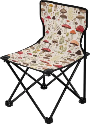 Portable Camping Chairs Cute Mushroom Lightweight Folding Chair for Camping, Beach, Picnic, Travel and Sports with Carry Bag 20852211