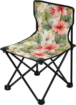 Portable Camping Chairs Flowers Florals Lightweight Folding Chair for Camping, Beach, Picnic, Travel and Sports with Carry Bag 20857822