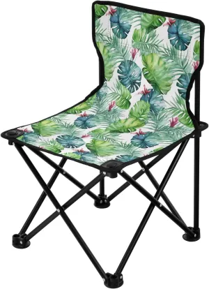 Portable Camping Chairs Leaves Palm Lightweight Folding Chair for Camping, Beach, Picnic, Travel and Sports with Carry Bag 20850331