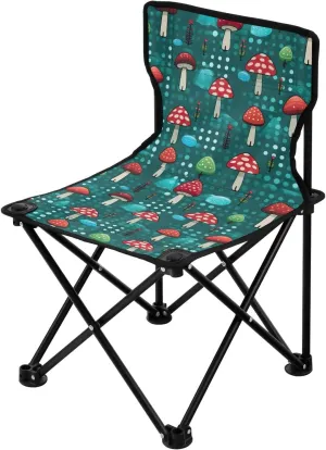 Portable Camping Chairs Mushroom Red Green Lightweight Folding Chair for Camping, Beach, Picnic, Travel and Sports with Carry Bag 20850688