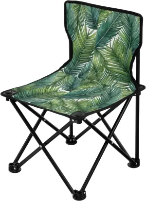 Portable Camping Chairs Palm Leaf Tropical Lightweight Folding Chair for Camping, Beach, Picnic, Travel and Sports with Carry Bag 20851285