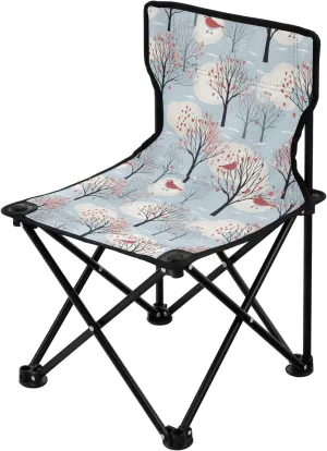 Portable Camping Chairs Trees Winter Lightweight Folding Chair for Camping, Beach, Picnic, Travel and Sports with Carry Bag 20850338