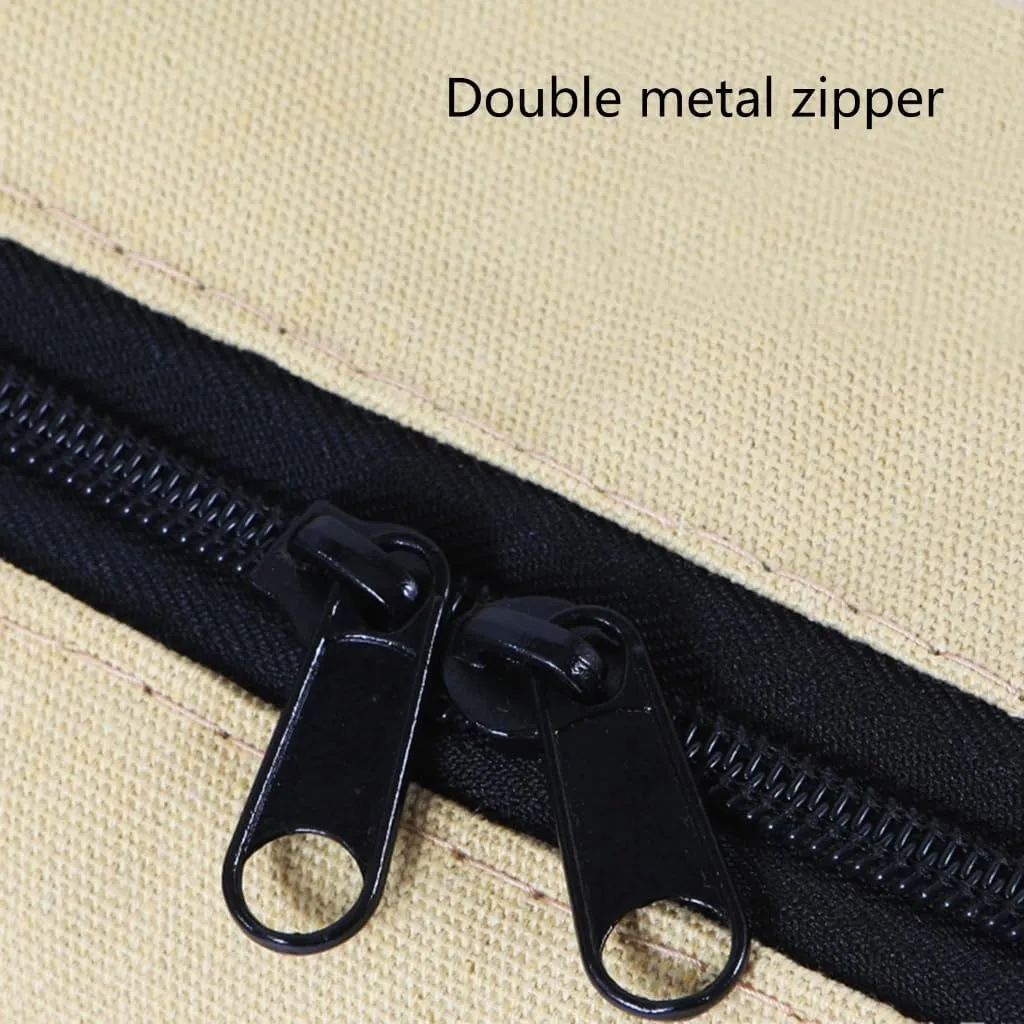 Portable Fishing Rod Organizers Bag Large Capacity Canvas Fishing Tackle Storage Bag Fishing Poles Bag Case for Outdoor