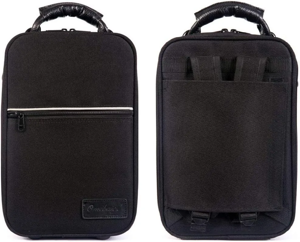Portable OBOE Bag Waterproof Moisture-proof Double Shoulder Straps Oboe Case Fall-proof Woodwind Instrument Box Single Pack Standard Size Anti-scratch Oboe Cover (Black Color)