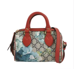 Preloved Gucci GG Blooms 19cm mini Blue 250220781072731