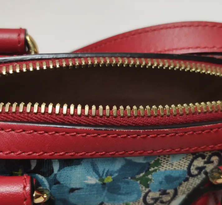 Preloved Gucci GG Blooms 19cm mini Blue 250220781072731