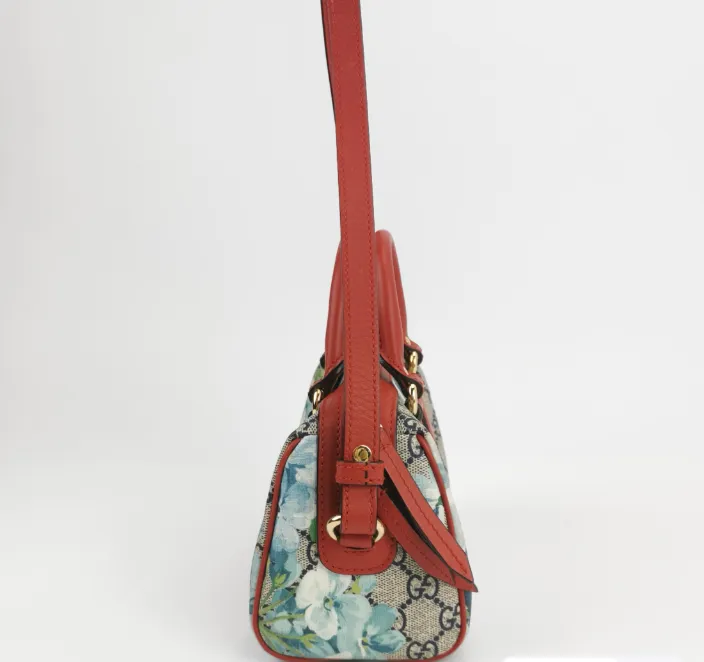 Preloved Gucci GG Blooms 19cm mini Blue 250220781072731