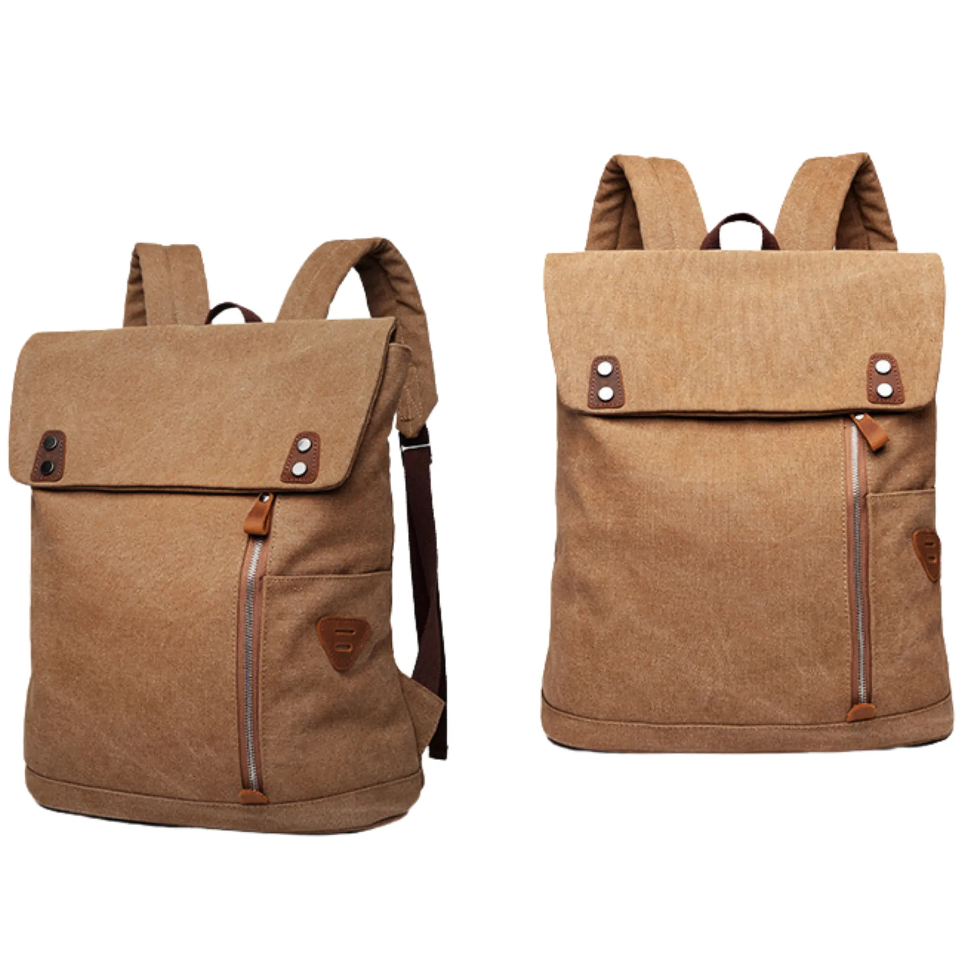 Premium Canvas Backpack – Large Hiking, School, Travel & Sport Shoulder Bag