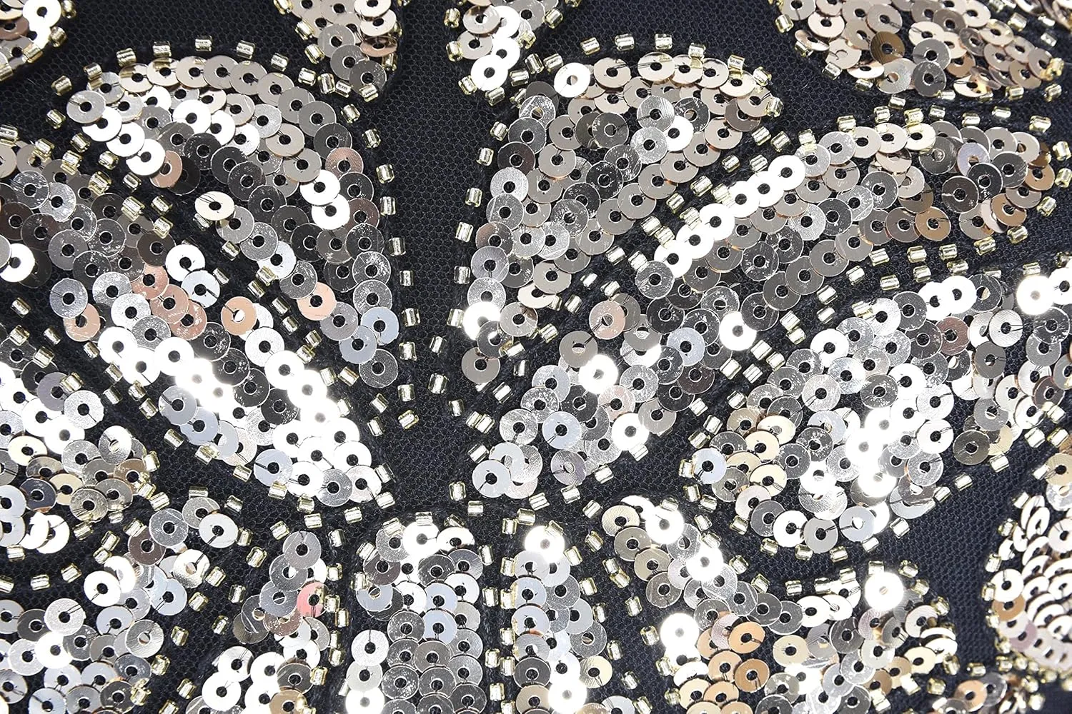 PrettyGuide Women 's 1920s Black Sequin Gatsby Maxi Long Evening Prom Dress