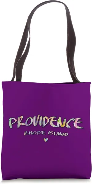 Providence Rhode Island - Providence RI Watercolor Logo Tote Bag
