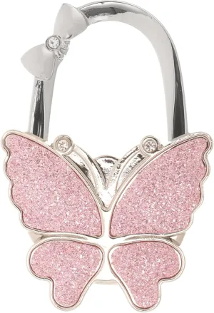 Purse Hanger - Purse Hook for Table Butterfly Bag Hook Foldable Bag Hanger Portable Desk Handbag Hanger Purse Table Hook Purse Holder for Table