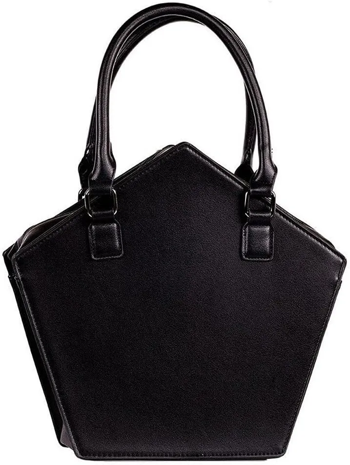 QZUnique Halloween Purses Gothic Novelty Shoulder Bag Pumpkin Coffin Skull Bat Crossbody Bag holiday Party Gift Candy Bag