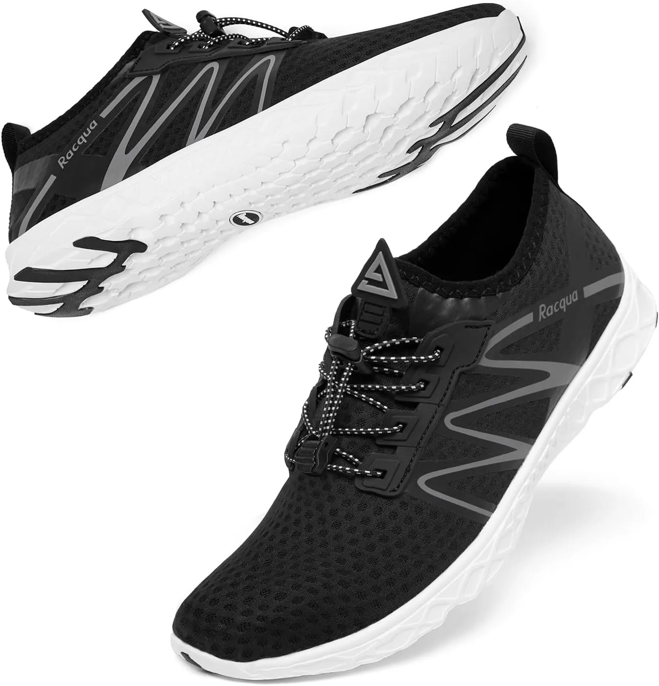 Racqua Women Men Breathable Mesh Water Shoes