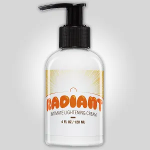 Radiant Skin Lightening Cream 4 oz - Dark Spot Remover for Private Parts - Skin Tone Evening Cream for Dark Spots - Lightening For Delicate Areas - Underarm Tone Correcting Lotion - Brightening Gel