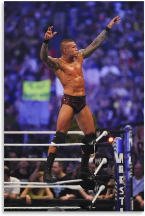Randy- Orton Wrestler Poster (14) Canvas Art Poster And Wall Art Picture Print Modern Family Bedroom Decor Posters 08x12inch(20x30cm)