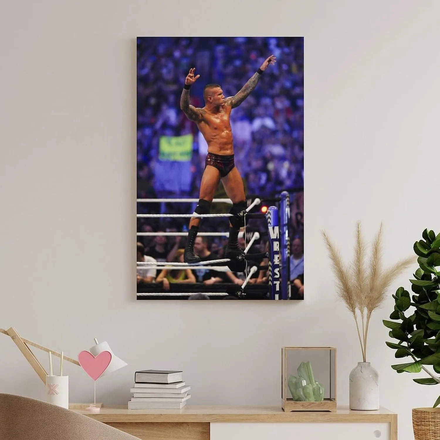 Randy- Orton Wrestler Poster (14) Canvas Art Poster And Wall Art Picture Print Modern Family Bedroom Decor Posters 08x12inch(20x30cm)